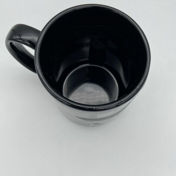 New Elvis Presley Coffee Mug Raised Motorcycle Wings The King 2016 Black Handle - Picture 8 of 16